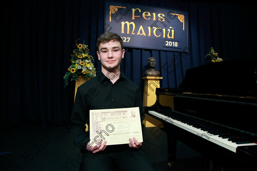 Feis06022018Tue47 
 46
Silver Medallist and 2nd place Roisin Fleming from Glasheen.
Instrumental Music Class: 142: The Music Teachers Association Perpetual Trophy and The Regional Music Teachers Association Bursary Instrumental Music Award 15 Years and Over Bursary Value 150 Sponsored by Moloney Pianos Feis Maiti 92nd Festival held in Fr. Mathew Hall. EEjob 05/02/2018 Picture: Gerard Bonus.