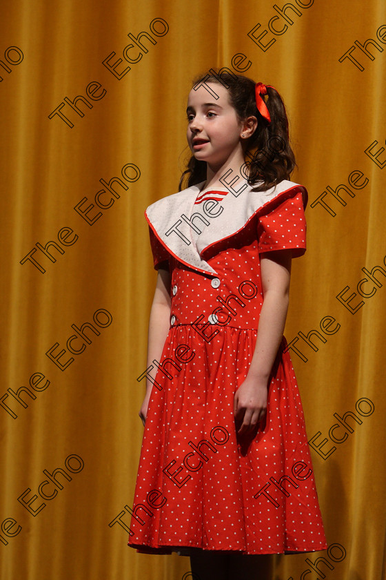 Feis16032018Fri01 
 1~2
Mary Coleman giving a Commend performance of Veruca Salt from Charlie and the Chocolate Factory.
 Speech and Drama Class: 328: The Fr. Nessan Shaw Memorial Perpetual Cup Dramatic Solo 10 Years and Under Section 3 Feis Maiti 92nd Festival held in Fr. Mathew Hall. EEjob 16/03/2018 Picture: Gerard Bonus.