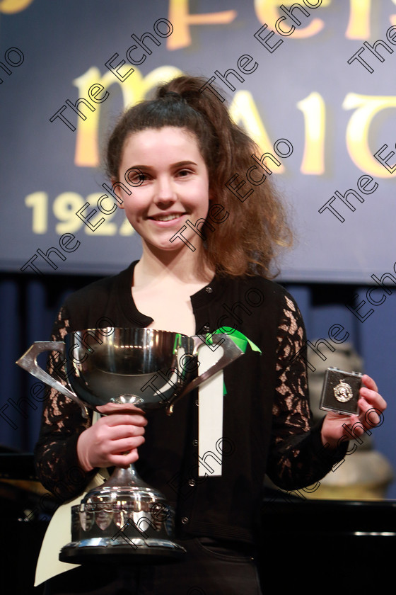 Feis13022019Wed35 
 35
Cup Winner Ellie Creaner from Cobh and Silver Medallist for her performance of Allegretto Concerto No.3 French Horn.

Class 203: The Billy McCarthy Memorial Perpetual Cup16 Years and Under Programme not to exceed 10 minutes.

Feis Maiti 93rd Festival held in Fr. Mathew Hall. EEjob 13/02/2019. Picture: Gerard Bonus