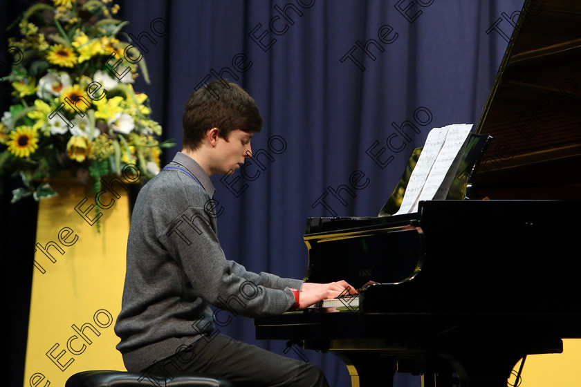 Feis02022018Fri34 
 34
Cathal ORegan from Carrigaline performing.
 Class: 183: The Kilshanna Music Perpetual Cup Piano Solo 16 Years and Over Confined Feis Maiti 92nd Festival held in Fr. Matthew Hall. EEjob 02/02/2018 Picture: Gerard Bonus.