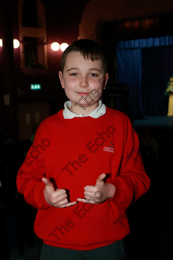 Feis23022018Fri66 
 66
Eoin Buckley from Glanmire.
 Speech and Drama Class: 378: Solo Verse Speaking Boys 11 Years and UnderSection 1 Feis Maiti 92nd Festival held in Fr. Mathew Hall. EEjob 23/02/2018 Picture: Gerard Bonus.