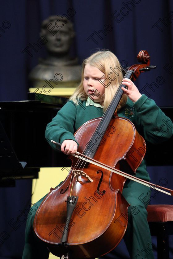 Feis01022019Fri26 
 26
Martha Dwyer performing set piece.

Class: 250: Violoncello Solo 12 Years and Under (a) Grieg  Norwegian Dance, from Classical & Romantic Pieces (Faber) (b) Contrasting piece not to exceed 3 minutes

Feis Maiti 93rd Festival held in Fr. Matthew Hall. EEjob 01/02/2019. Picture: Gerard Bonus