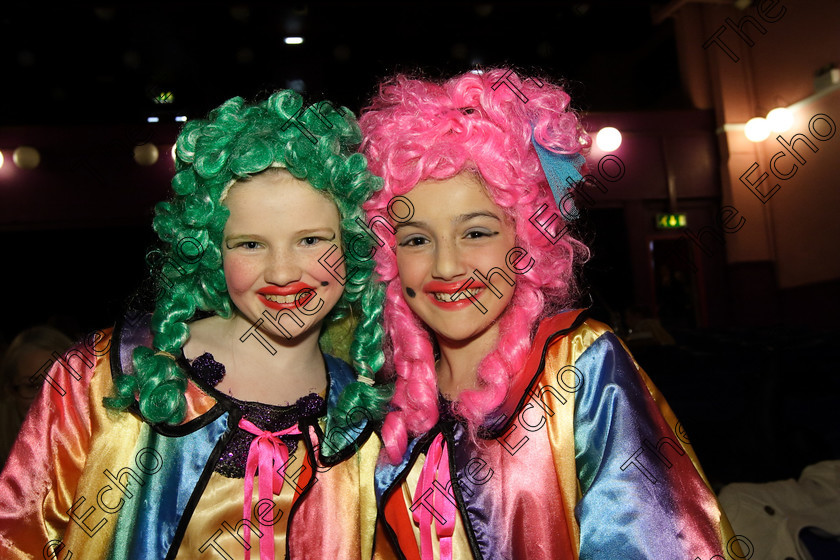 Feis24032018Sat77 
 77
Clodagh OHalloran and Colette OHalloran from Glanmire not related but received the Bronze Medalls for their performance of the Ugly Sisters from the Glass Slipper.
 Speech and Drama Class: 312: Dramatic Duo 10 Years and Under Feis Maiti 92nd Festival held in Fr. Mathew Hall. EEjob 24/03/2018 Picture: Gerard Bonus