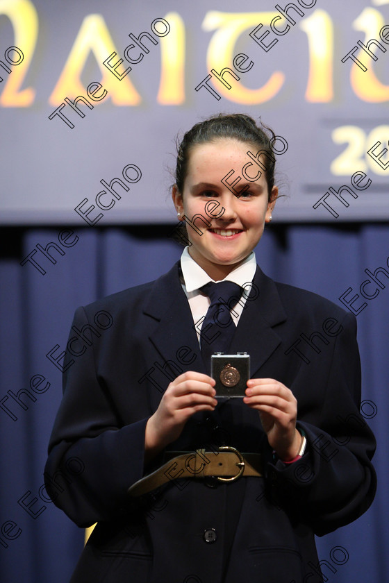 Feis19022018Mon39 
 39
Bronze Medallist Hannah Nolan from Carrigtwohill.
 Speech and Drama Class: 327: The Hartland Memorial Perpetual Trophy Dramatic Solo 12YearsandUnder Section 1 Feis Maiti 92nd Festival held in Fr. Mathew Hall. EEjob 19/02/2018 Picture: Gerard Bonus.