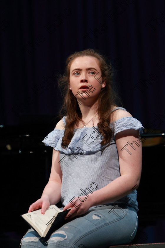 Feis05032019Tue59 
 56~59
3rd place performance from Siomha Marron from Glanmire singing Just You Wait from My Fair Lady andIm A Part of That from The Last Five Years.

Class: 23: The London College of Music and Media Perpetual Trophy
Musical Theatre Over 16Years Two songs from set Musicals.

Feis Maiti 93rd Festival held in Fr. Mathew Hall. EEjob 05/03/2019. Picture: Gerard Bonus