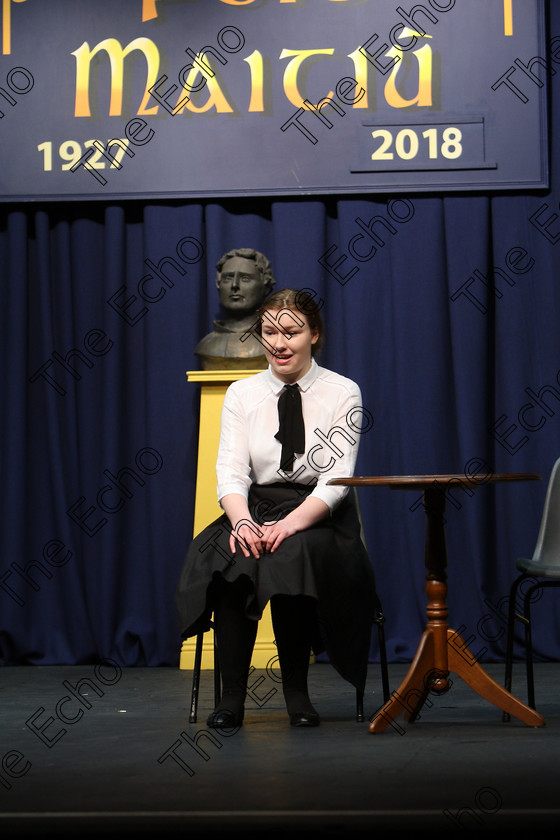 Feis26022018Mon52 
 53~54
Emily Smith from Kinsale performed Point of View.

Speech and Drama Class: 325: The Kilbrogan Perpetual Cup and Musgrave Ltd. Bursary Bursary Value 130 Dramatic Solo 17 Years and Under Feis Maiti 92nd Festival held in Fr. Mathew Hall. EEjob 26/02/2018 Picture: Gerard Bonus.