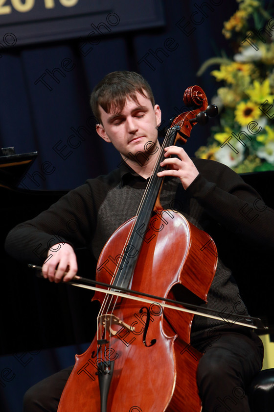 Feis0602109Wed38 
 37~38
Rob Murphy from Kilkenny playing Haydn Cello Concerto 1st movement orchestra provided by Ciara Moroney.

Class: 246: Violoncello Concerto One Movement from a Concerto.

Feis Maiti 93rd Festival held in Fr. Matthew Hall. EEjob 06/02/2019. Picture: Gerard Bonus