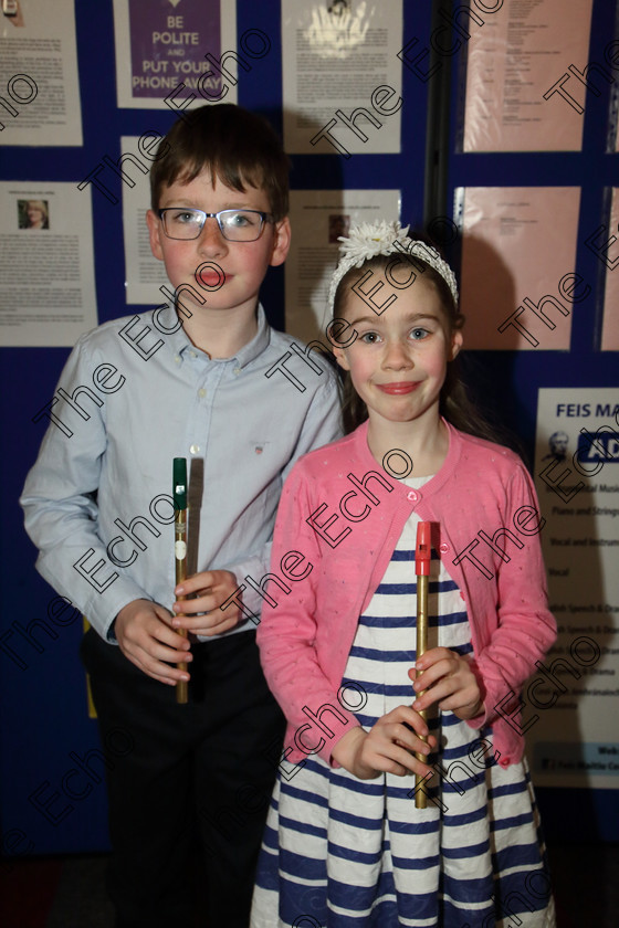 Feis05042019Fri24 
 24
Rivalry between siblings Paudraig and Maria Aherne from Lehenaghmore.

Class: 567: Feadg Stain 12 Bliana DAois N Faoina Dh phort eagsla.

Feis Maiti 93rd Festival held in Fr. Mathew Hall. EEjob 05/04/2019. Picture: Gerard Bonus