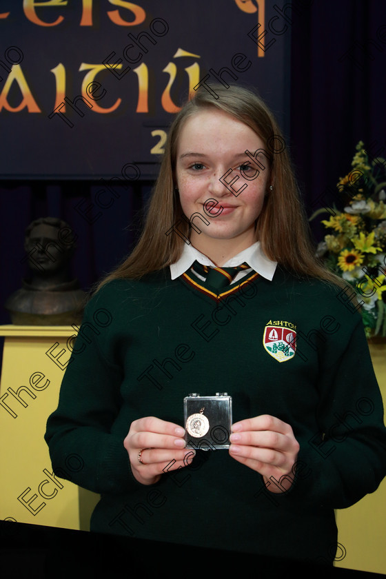 Feis04032019Mon27 
 27
Bronze Medallist Kate Hogan from Blackrock.

Class: 53: Girls Solo Singing 13 Years and UnderSection 2John Rutter A Clare Benediction (Oxford University Press).

Feis Maiti 93rd Festival held in Fr. Mathew Hall. EEjob 04/03/2019. Picture: Gerard Bonus