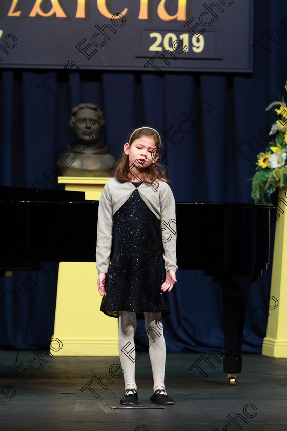 Feis26022019Tue02 
 2
Lotte Faber singing.

Class: 56: 7 Years and Under arr. Herbert Hughes Little Boats (Boosey and Hawkes 20th Century Collection).

Feis Maiti 93rd Festival held in Fr. Mathew Hall. EEjob 26/02/2019. Picture: Gerard Bonus