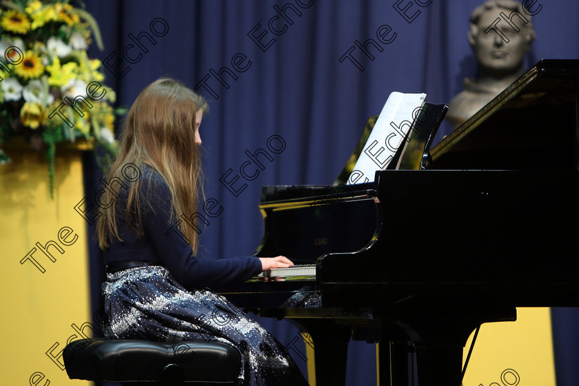 Feis02022018Fri13 
 13
Aurora Dempsey performing.
 Instrumental Music Class: 187: Piano Solo 9 Years and Under Confined Feis Maiti 92nd Festival held in Fr. Matthew Hall. EEjob 02/02/2018 Picture: Gerard Bonus.