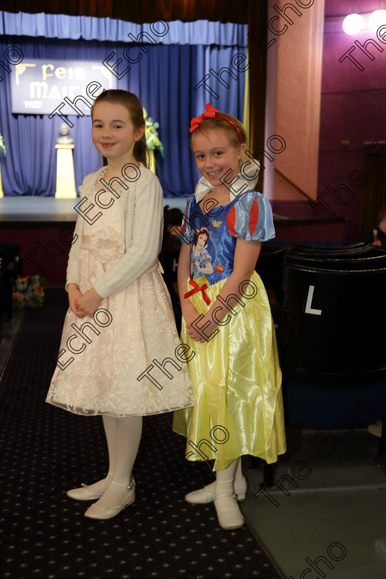 Feis20032018Tue33 
 33
Performers Rocha Murphy and Deirdre OMahony from Castlemartyr and Ballincollig 
 Speech and Drama Class: 329: Dramatic Solo 8 Years and Under Feis Maiti 92nd Festival held in Fr. Mathew Hall. EEjob 20/03/2018 Picture: Gerard Bonus