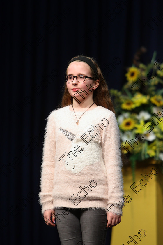 Feis20022018Tue01 
 1
Jane Russell performing.
 Speech and Drama Class: 364: Girls 11 Years and Under Section 1 Feis Maiti 92nd Festival held in Fr. Mathew Hall. EEjob 20/02/2018 Picture: Gerard Bonus.