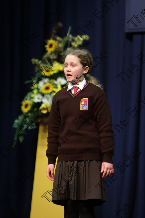 Feis20022018Tue08 
 8
Aoife OHalloran performing.
 Speech and Drama Class: 364: Girls 11 Years and Under Section 1 Feis Maiti 92nd Festival held in Fr. Mathew Hall. EEjob 20/02/2018 Picture: Gerard Bonus.