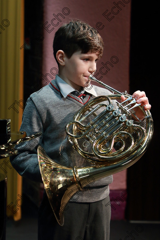 Feis13022019Wed07 
 7
Conor Moynihan playing Area by Andrea on the French Horn.

Class: 205: Brass Solo 12Years and Under Programme not to exceed 5 minutes.

Class: 205: Brass Solo 12Years and Under Programme not to exceed 5 minutes.