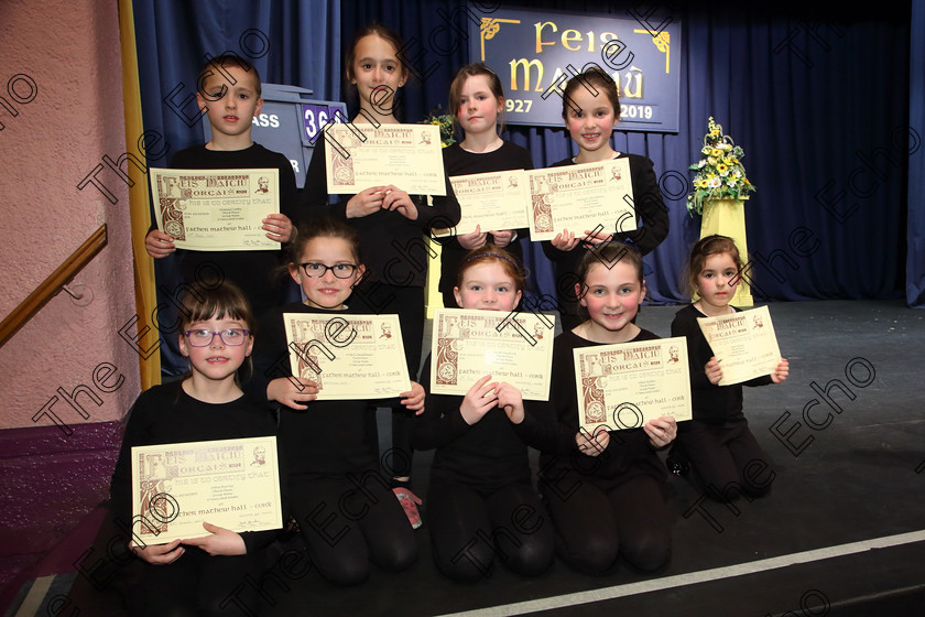 Feis29032019Fri57 
 58
3rd place went to Ellis Stage School, Passage West for their performance of Hide and Seek.

Class: 469: The Thomas OConnell Memorial Perpetual Cup Group Mime 9 Years and Under choice of (a) A Walk in the Park(c) Hide and Seek (b) The Fun Fair(d) Lets Build a Snowman.

Feis Maiti 93rd Festival held in Fr. Mathew Hall. EEjob 29/03/2019. Picture: Gerard Bonus