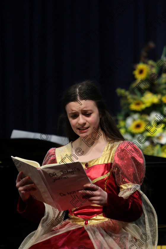 Feis08032018Thu10 
 10
Amy OCallaghan performing Once Upon A Dream from Jekyll and Hyde.
 Singing and School Choirs Class: 112: The C.A.D.A. Perpetual Trophy Solo Action Song 14 Years and Under Section 2 Feis Maiti 92nd Festival held in Fr. Mathew Hall. EEjob 06/03/2018 Picture: Gerard Bonus.