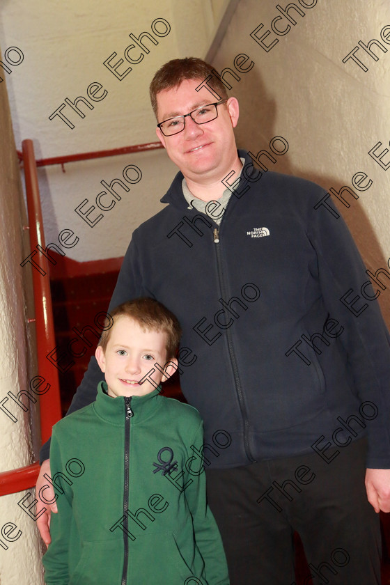 Feis23032019Sat59 
 59
Performer Stephen Deasy from Ballincollig with his dad Ciarn.

Class: 381: Solo Verse Speaking Boys 8 Years and Under Section 2 Either: My Grannies June Crebbin. Or: The Things Id Like to Do Enid Barraclough

Feis Maiti 93rd Festival held in Fr. Mathew Hall. EEjob 23/03/2019. Picture: Gerard Bonus.