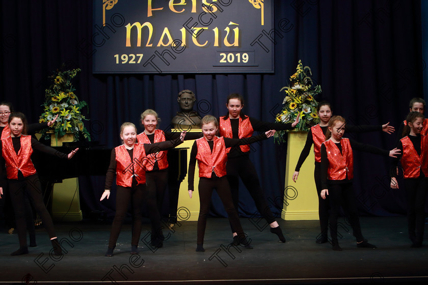 Feis12022019Tue39 
 39~44
Vocal Studios of Orla Fogarty giving a 3rd place performance.

Class: 102: The Juvenile Perpetual Cup Group Action Songs 13 Years and Under A programme not to exceed 10minutes.

Feis Maiti 93rd Festival held in Fr. Mathew Hall. EEjob 12/02/2019. Picture: Gerard Bonus