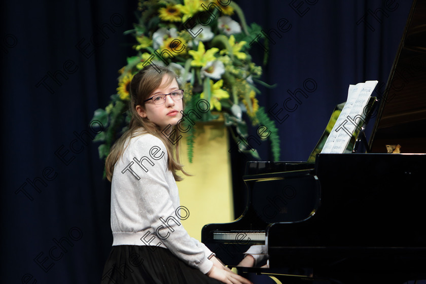 Feis31012019Thur07 
 7
Meadhbh N Cheallaigh from Farran performing set piece.

Feis Maiti 93rd Festival held in Fr. Matthew Hall. EEjob 31/01/2019. Picture: Gerard Bonus

Class: 165: Piano Solo 12YearsandUnder (a) Prokofiev Cortege de Sauterelles (Musique denfants). (b) Contrasting piece of own choice not to exceed 3 minutes.