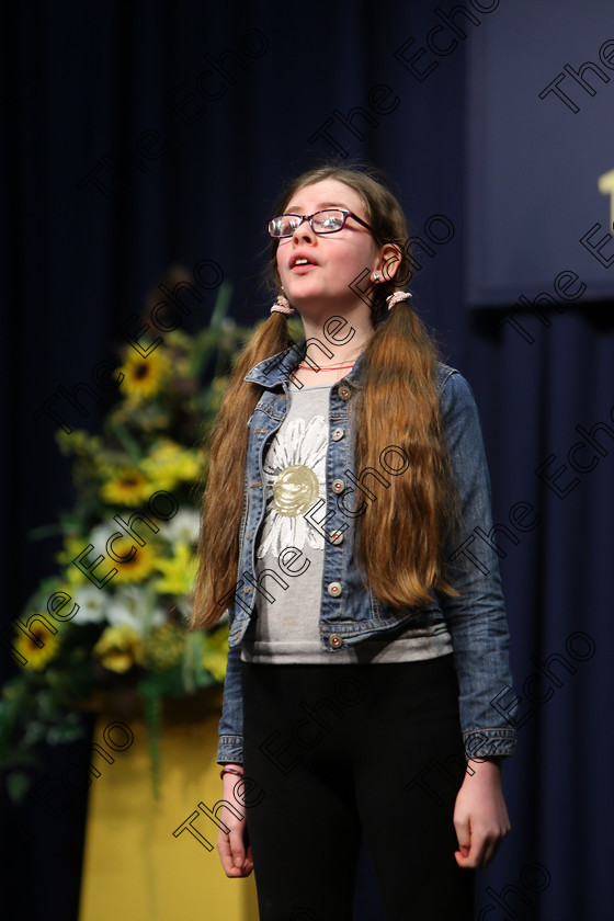 Feis20022018Tue22 
 22
Siobhn Carter performing.
 Speech and Drama Class: 364: Girls 11 Years and Under Section 1 Feis Maiti 92nd Festival held in Fr. Mathew Hall. EEjob 20/02/2018 Picture: Gerard Bonus.