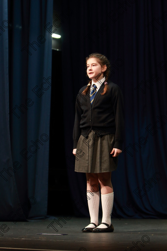 Feis19032019Tue24 
 24
Aibhe Flynn performing.

Class: 364: Solo Verse Speaking Girls 11 Years and Under Section 2 Either: Cat Mary Britton Miller or: The Dark James Carter.

Feis Maiti 93rd Festival held in Fr. Mathew Hall. EEjob 19/03/2019. Picture: Gerard Bonus.