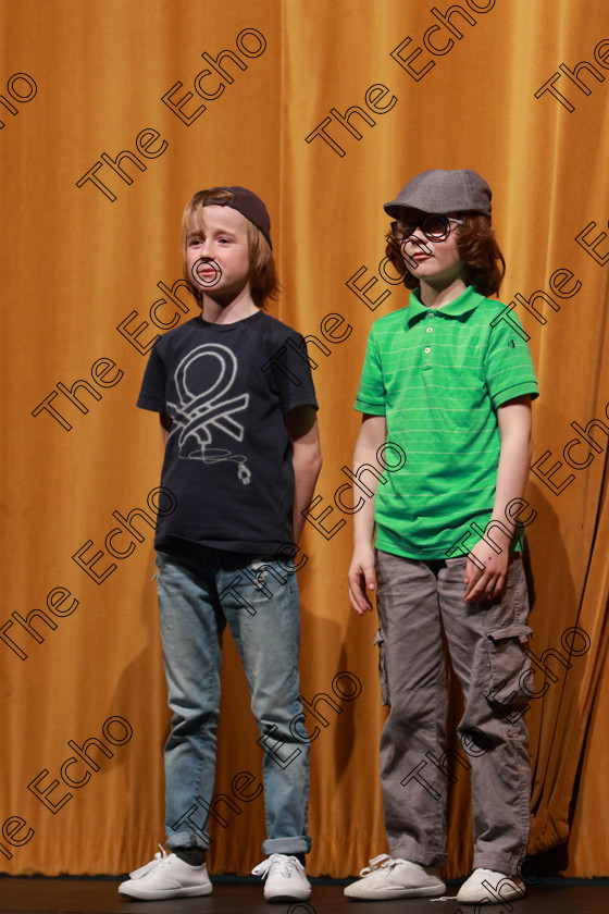 Feis26032019Tue13 
 13~15
Evan Carter and Oscar Manning from Wilton performing Super Fudge.

Class: 312: Dramatic Duo 10 Years and Under Section 1, A Duo Scene not exceeding 5minutes.

Feis Maiti 93rd Festival held in Fr. Mathew Hall. EEjob 26/03/2019. Picture: Gerard Bonus