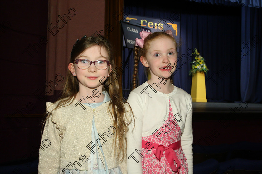 Feis21032018Wed34 
 34
Ruth N Chaoimh and Aoibhinn Delaney from Glanmire.
 Labhairt na Filocht agus Mreanna Drmaochta Class: 517: Corn Helen Bharslabhairt 7 Bliana DAois N Faoina Roinn 1 Feis Maiti 92nd Festival held in Fr. Mathew Hall. EEjob 21/03/2018 Picture: Gerard Bonus.