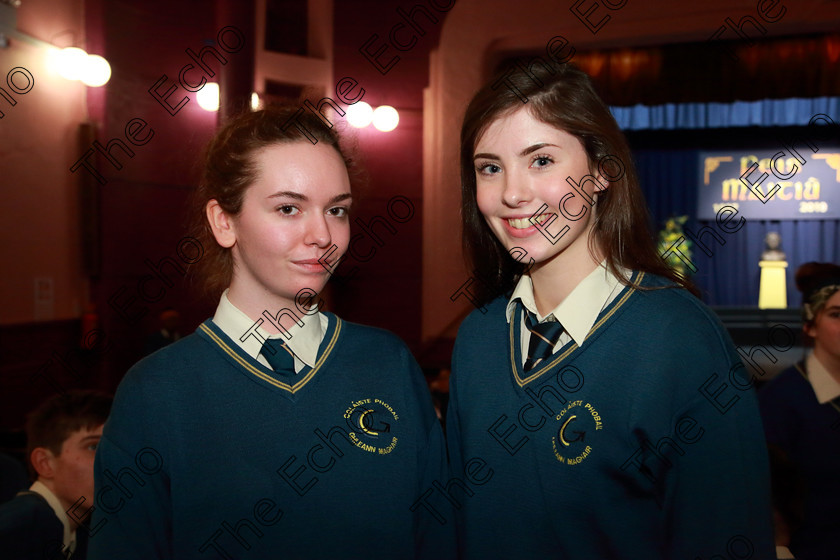 Feis27022019Wed68 
 68
Saoirse Moroney and Melanie McGrath Glanmire Community School.

Class: 81: The Father Mathew Perpetual Shield Part Choirs 19 Years and Under Two contrasting songs.

Feis Maiti 93rd Festival held in Fr. Mathew Hall. EEjob 27/02/2019. Picture: Gerard Bonus