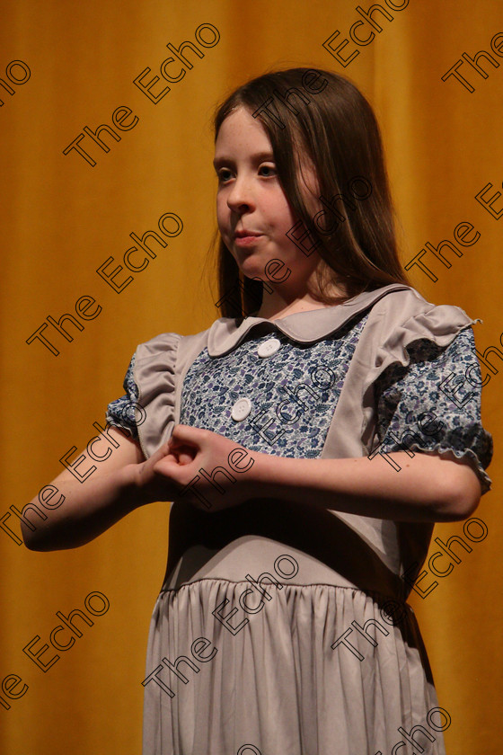 Feis16032018Fri23 
 23
Ava ODriscoll performing What Katie Did.
 Speech and Drama Class: 328: The Fr. Nessan Shaw Memorial Perpetual Cup Dramatic Solo 10 Years and Under Section 3 Feis Maiti 92nd Festival held in Fr. Mathew Hall. EEjob 16/03/2018 Picture: Gerard Bonus.