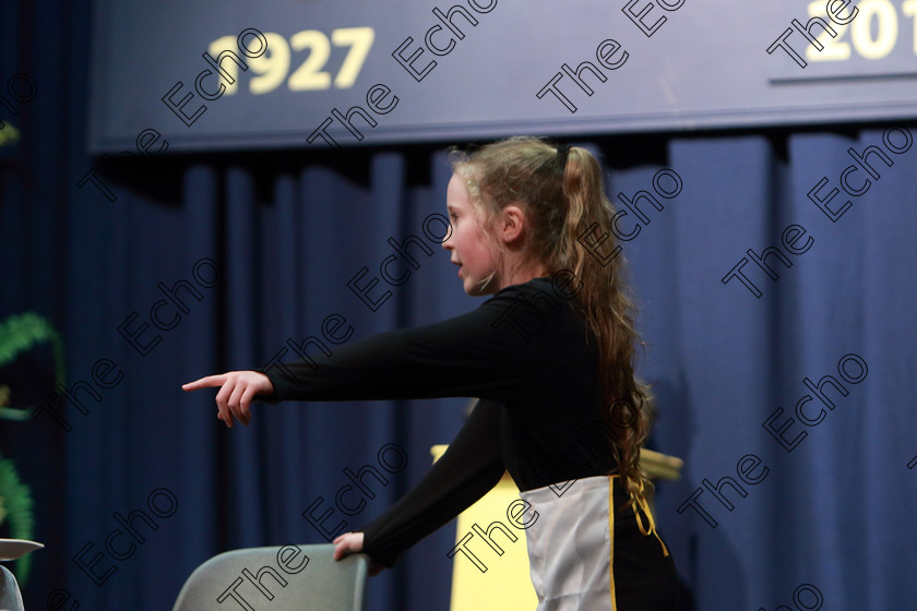 Feis08032019Fri01 
 1
Lauren OFlynn performing as the waitress in Reserved

Class: 328: The Fr. Nessan Shaw Memorial Perpetual Cup Dramatic Solo 10YearsandUnder Section 1 A Solo Dramatic Scene not to exceed 4 minutes.

Feis Maiti 93rd Festival held in Fr. Mathew Hall. EEjob 08/03/2019. Picture: Gerard Bonus