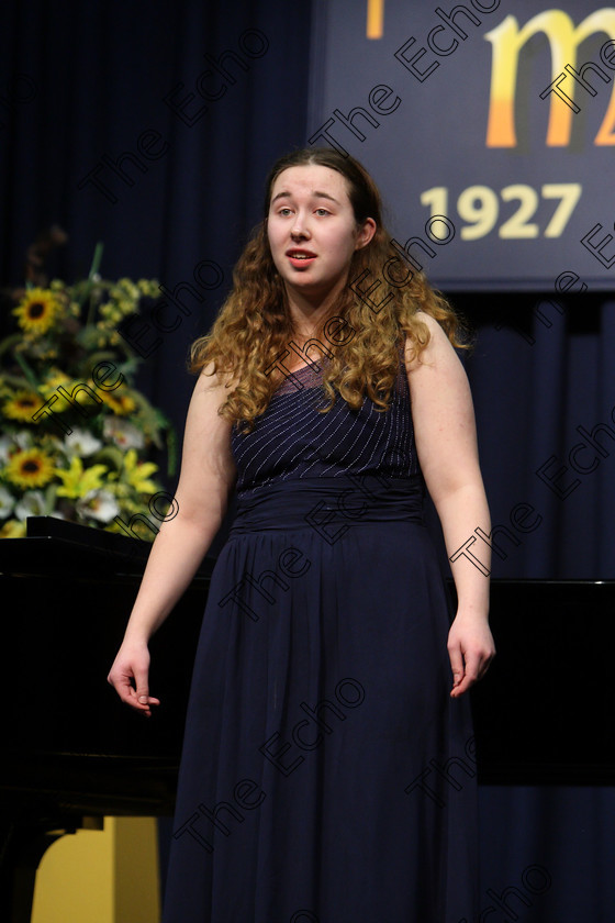 Feis05032018Mon54 
 54
Caoimhe Healy from Watergrasshill performing.
 Singing and School Choirs Class: 51: The Mollie Petrie Memorial Cup Girls Solo Singing 18 Years and Under Feis Maiti 92nd Festival held in Fr. Mathew Hall. EEjob 05/03/2018 Picture: Gerard Bonus