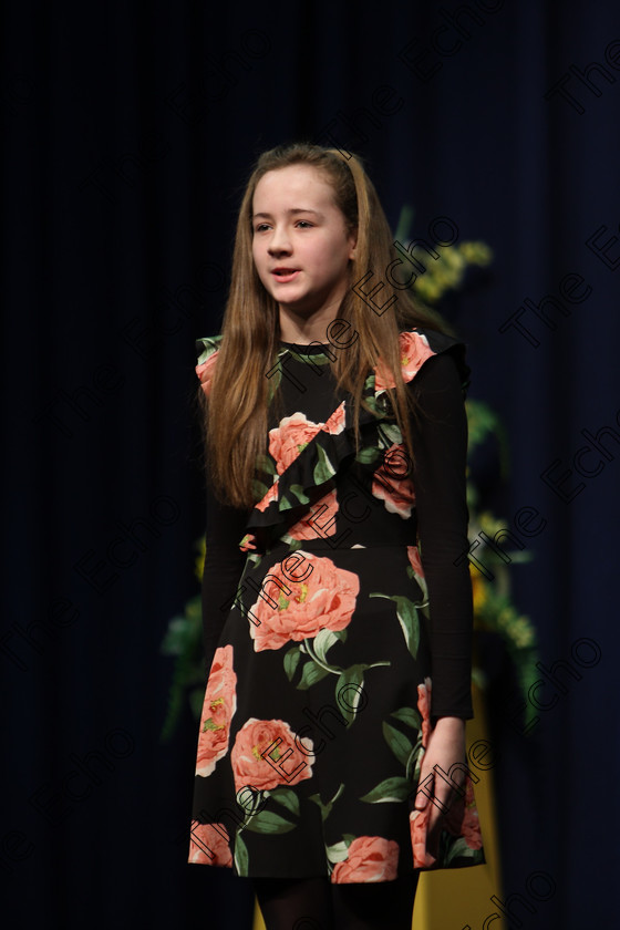 Feis20022018Tue16 
 16
Saoirse McGuinness performing.
 Speech and Drama Class: 364: Girls 11 Years and Under Section 1 Feis Maiti 92nd Festival held in Fr. Mathew Hall. EEjob 20/02/2018 Picture: Gerard Bonus.