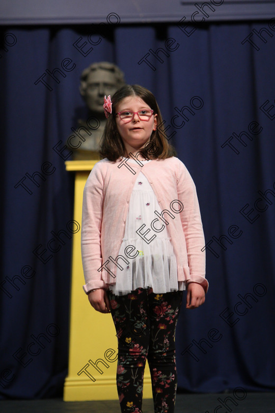 Feis25032018Sun46 
 46
Mary Clare reciting her poem

Speech and Drama Class: 366: Solo Verse Speaking Girls 9 Years and Under Section 5 Feis Maiti 92nd Festival held in Fr. Mathew Hall. EEjob 25/03/2018 Picture: Gerard Bonus