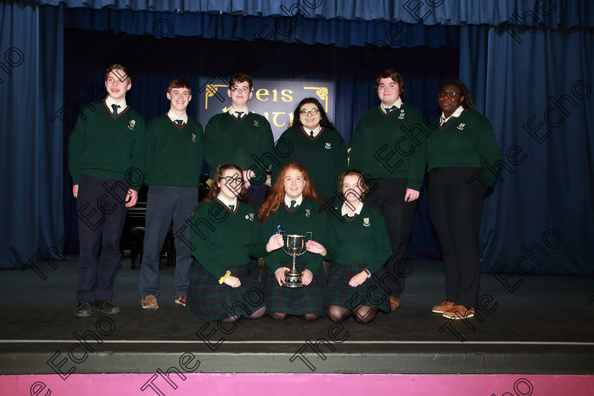 Feis08022019Fri30 
 30
Cup winners Cashel Community School.

Class: 87: The Cashs of Cork Perpetual Trophy 19 Years and Under
Two contrasting songs.

Feis Maiti 93rd Festival held in Fr. Matthew Hall. EEjob 08/02/2019. Picture: Gerard Bonus