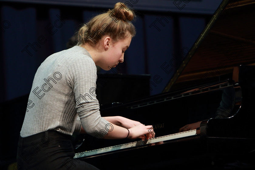 Feis0602109Wed26 
 25
rlaith OSullivan performing.

Class: 158: The John Malone Memorial Perpetual Trophy and Bursaries
Bursaries Value 100 Piano Repertoire 16Year sand Under A Programme of contrasting style and period, time limit 15 minutes

Feis Maiti 93rd Festival held in Fr. Matthew Hall. EEjob 06/02/2019. Picture: Gerard Bonus