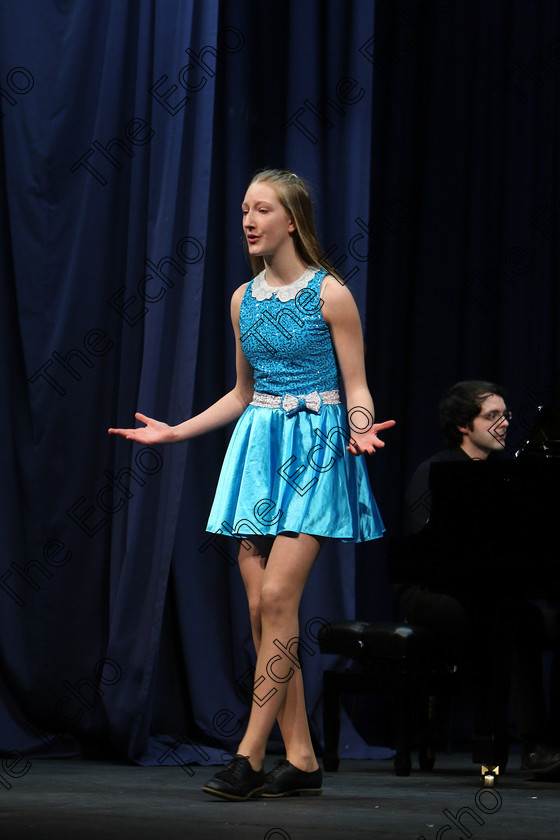 Feis06032018Tue43 
 43
Emily Murphy performing Ten Minutes Ago from Cinderella.
 Singing and School Choirs Class: 24: The David OBrien and Frances Reilly Perpetual Trophy Musical Theatre 16 Years and Under Section 1 Feis Maiti 92nd Festival held in Fr. Mathew Hall. EEjob 06/03/2018 Picture: Gerard Bonus.