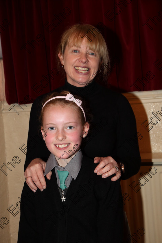 Feis02042019Tue07 
 7
Performer Aishlinn Ni Chonchir with her mother Marilyn OKeeffe.

Rinn: 516: Bharslabhairt 9 Bliana DAois N Faoina, Roinn 1 Rogha Tinn - Gabriel Fitzmaurice. N L Stoirmiil - Maebh N Chrthaigh.

Feis Maiti 93rd Festival held in Fr. Mathew Hall. EEjob 02/04/2019. Picture: Gerard Bonus