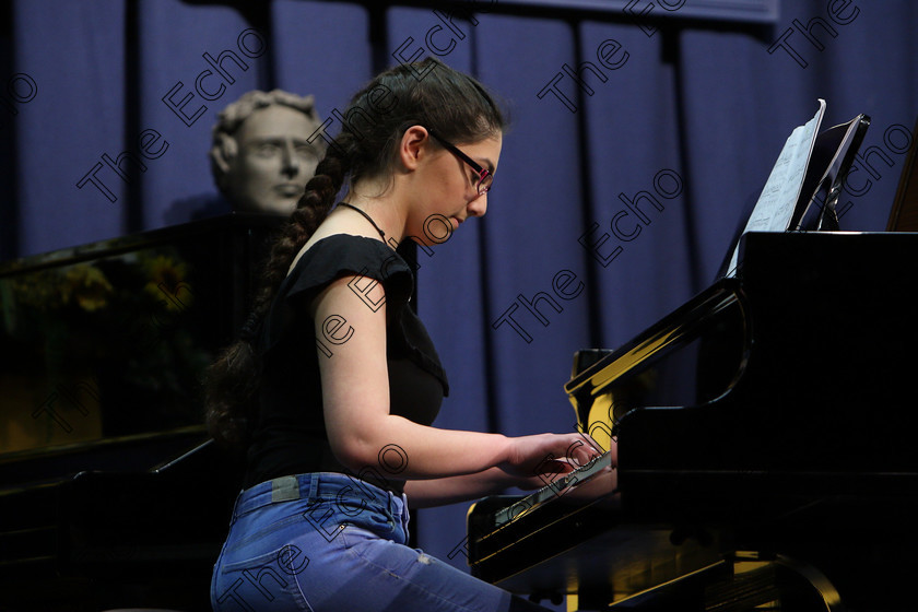 Feis08022018Tur10 
 10
Mina Dabis from Glanmire performing.
 Instrumental Music Class: Piano: 184: Piano Solo15 Years and Under Confined
Feis Maiti 92nd Festival held in Fr. Mathew Hall. EEjob 08/02/2018 Picture: Gerard Bonus.