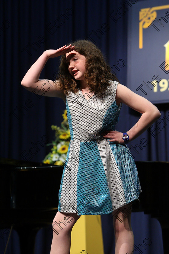 Feis06032018Tue03 
 3
Kathryn Walsh performing What Ive Been Looking For.
 Singing and School Choirs Class: 113: The Edna McBirney Memorial Perpetual Award Solo Action Song 12 Years and Under Section 2 Feis Maiti 92nd Festival held in Fr. Mathew Hall. EEjob 06/03/2018 Picture: Gerard Bonus.