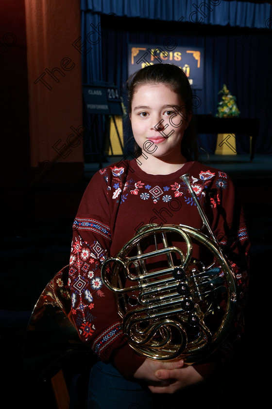 Feis06022018Tue30 
 30
Performer Sinad McCarthy from Ballincollig.
 Instrumental Music Class: 204: Brass Solo 14 Years and Under Feis Maiti 92nd Festival held in Fr. Mathew Hall. EEjob 05/02/2018 Picture: Gerard Bonus.