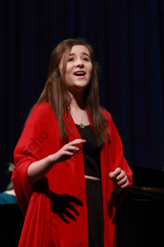 Feis02032019Sat04 
 4~5
Faye Herlihy from Ballinhassig performing Dreams as her Repertoire singing Hushaby Mountain from Chitty Dhitty Bang Bang; Time Hard To Dream and Once Upon A Dream.

Class: 18: The Junior Musical Theatre Recital Perpetual Cup Solo Musical Theatre Repertoire 15 Years and Under A 10 minute recital programme of contrasting style and period.

Feis Maiti 93rd Festival held in Fr. Mathew Hall. EEjob 02/03/2019. Picture: Gerard Bonus