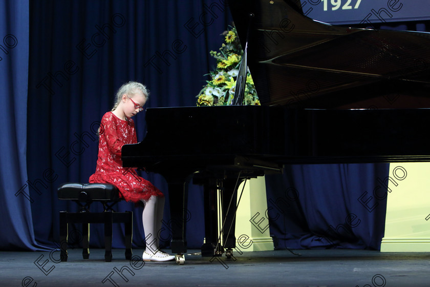 Feis01022019Fri07 
 7
A Winning performance from Alexandra Keane from Waterford.

Class: 166: Piano Solo: 10Yearsand Under (a) Kabalevsky  Toccatina, (No.12 from 30 Childrens Pieces Op.27). (b) Contrasting piece of own choice not to exceed 3 minutes.
 Feis Maiti 93rd Festival held in Fr. Matthew Hall. EEjob 01/02/2019. Picture: Gerard Bonus