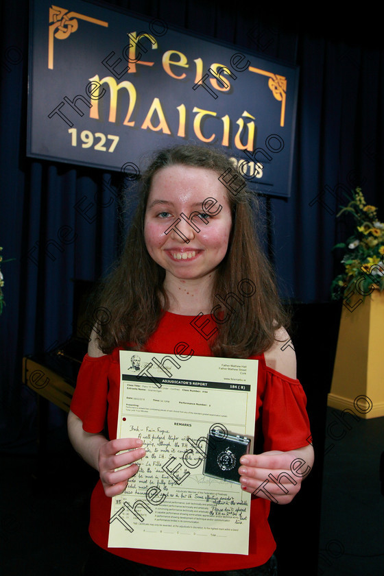 Feis08022018Tur23 
 23
Silver Medallist Grinne Egan from Doneraile
 Instrumental Music Class: Piano: 184: Piano Solo15 Years and Under Confined
Feis Maiti 92nd Festival held in Fr. Mathew Hall. EEjob 08/02/2018 Picture: Gerard Bonus.