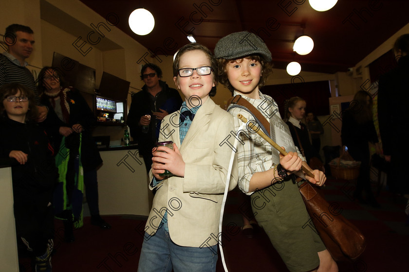 Feis24032018Sat70 
 70
Bronze Performers Oran Carter and Ruair Lynch from Bishopstown and Waterfall performed a scene from Josh
 Speech and Drama Class: 312: Dramatic Duo 10 Years and Under Feis Maiti 92nd Festival held in Fr. Mathew Hall. EEjob 24/03/2018 Picture: Gerard Bonus