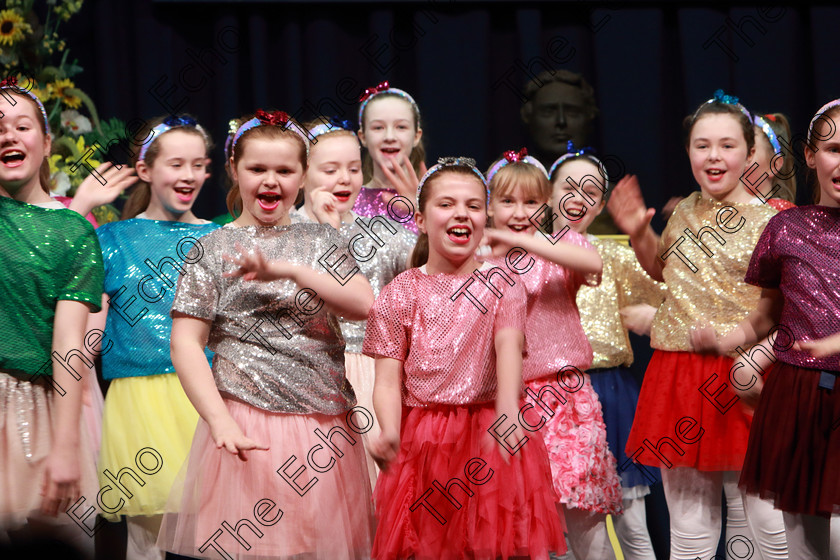 Feis12022019Tue09 
 4~9
Our Lady of Lourdes NS Ballinlough performing A million Dreams from The Greatest Showman.

Class: 104: The Pam Golden Perpetual Cup Group Action Songs -Primary Schools Programme not to exceed 8 minutes.

Feis Maiti 93rd Festival held in Fr. Mathew Hall. EEjob 12/02/2019. Picture: Gerard Bonus