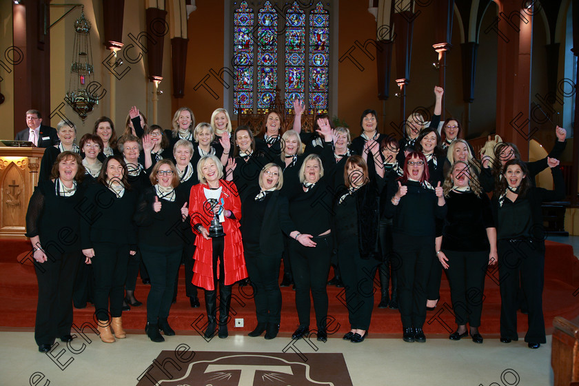 Feis04022018Sun82 
 81~82
Sonatina Music Winners of the The Wm. Egan Perpetual Cup with Music Director Pat Sheehan-Corbett.
Holy Trinity Capuchin Church Adult Choirs Class: 76: The Wm. Egan Perpetual Cup Adult Sacred Choral Group or Choir Feis Maiti 92nd Festival held in Fr. Mathew Hall. EEjob 04/02/2018 Picture: Gerard Bonus.