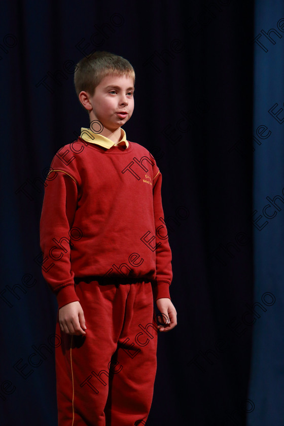 Feis29032019Fri02 
 2
Jack Buckley performing.

Class: 379: Solo Verse Speaking Boys 10 Years and Under Section 2 Either: November Night Countdown Moira Andrew or: Wellingtons Gareth Owen.

Feis Maiti 93rd Festival held in Fr. Mathew Hall. EEjob 29/03/2019. Picture: Gerard Bonus