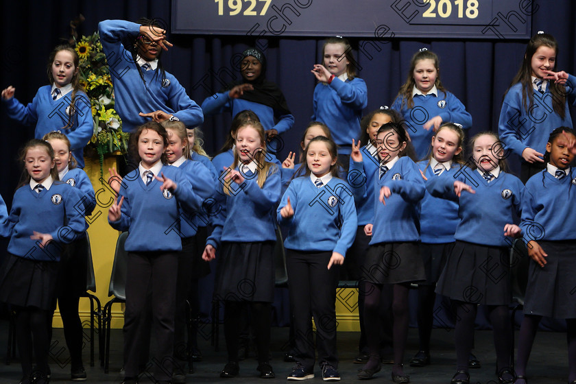 Feis23022018Fri36 
 32~36
St. Marys NS Cobh performing (Pam Golden) 
 Speech and Drama Class: 476: The Peg OMahony Memorial Perpetual Cup Choral Speaking 4th Class Feis Maiti 92nd Festival held in Fr. Mathew Hall. EEjob 23/02/2018 Picture: Gerard Bonus.