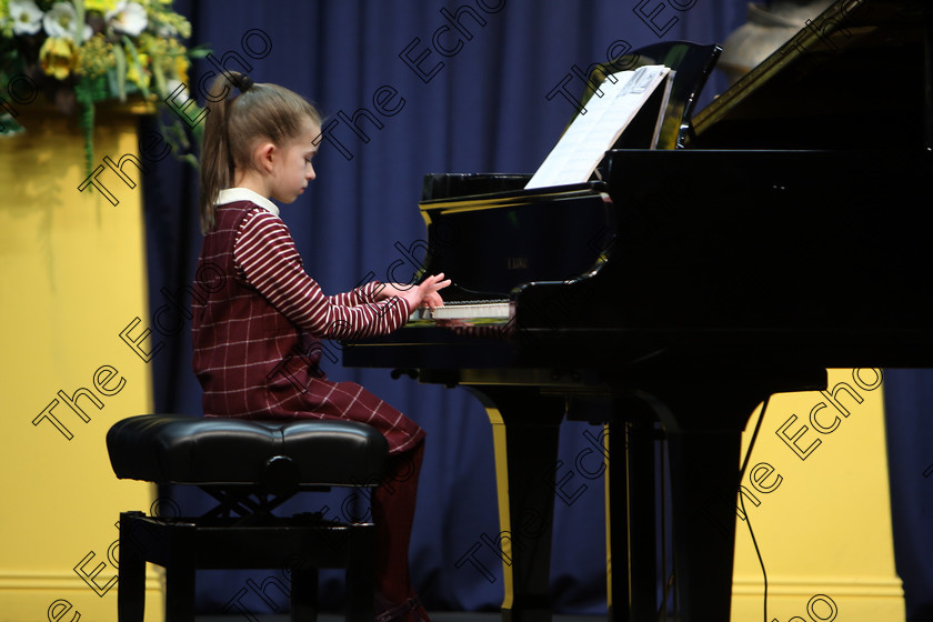 Feis02022018Fri10 
 10
Aoife Kenneally performing.
 Instrumental Music Class: 187: Piano Solo 9 Years and Under Confined Feis Maiti 92nd Festival held in Fr. Matthew Hall. EEjob 02/02/2018 Picture: Gerard Bonus.